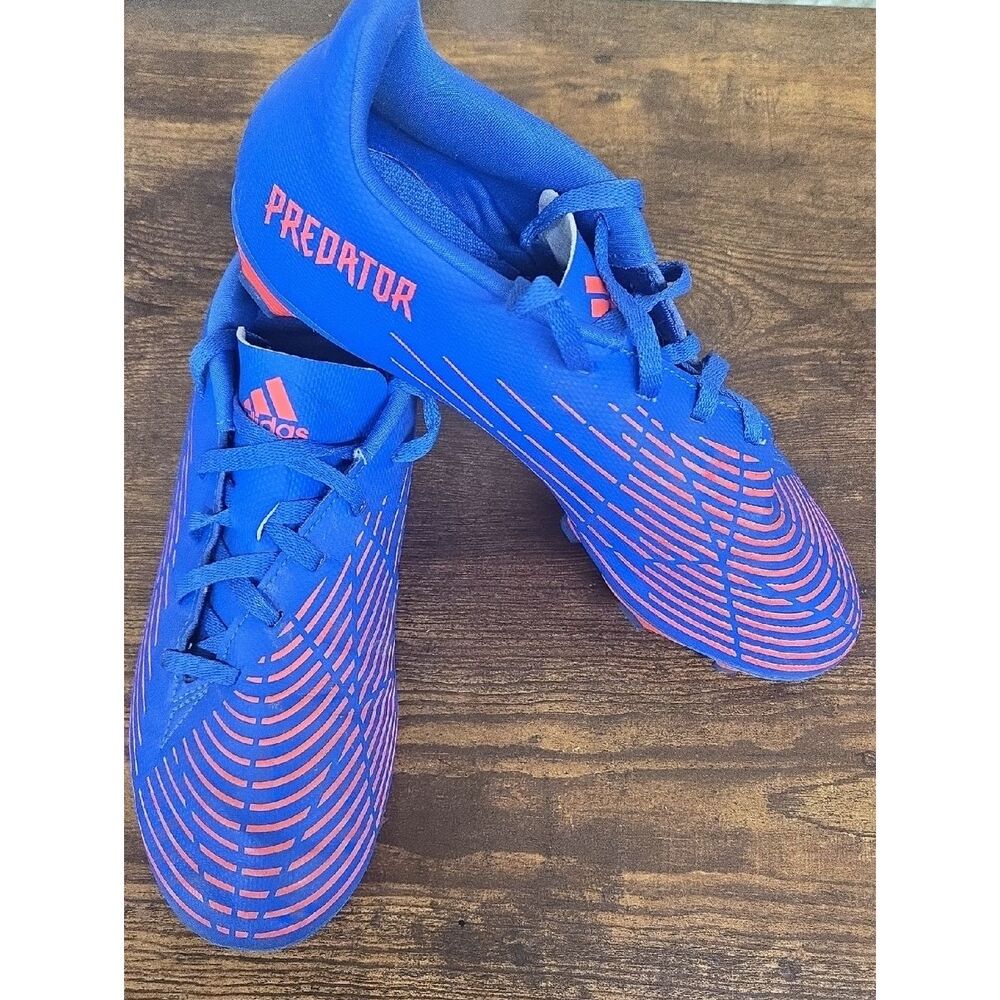 adidas Predator Edge .4 Soccer Cleats, Sapphire Edge, Hi-res Blue, Size 7
